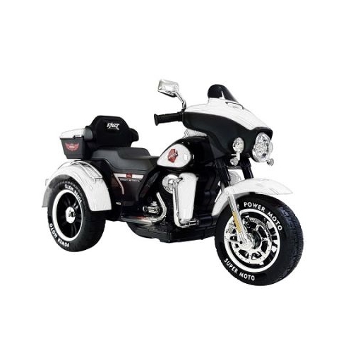 Motocicleta cu Acumulator 2 motoare 12V 4A alb