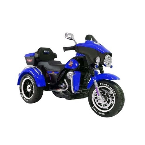 Motocicleta cu Acumulator 2 motoare 12V 4A albastru