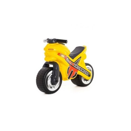 Motocicleta fara pedale MX-ON galbena 70x30x49. 3 cm