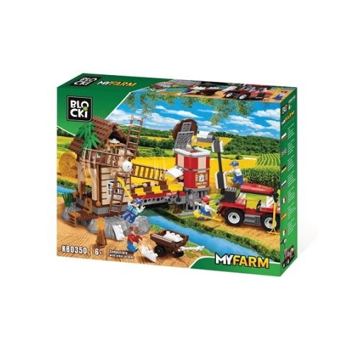 Blocki My Farm. Moara de vant 525 piese