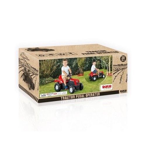 Tractor cu pedale Ranchero 52x81. 5x45 cm rosu