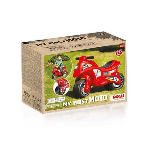 Motocicleta fara pedale rosu 50x71x27 cm