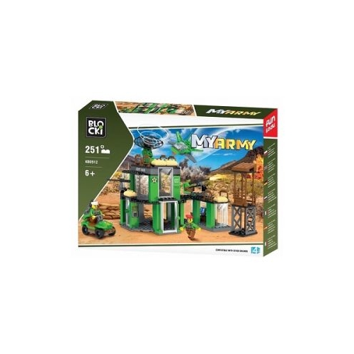 Blocki My Army. Baza Militara 251 piese