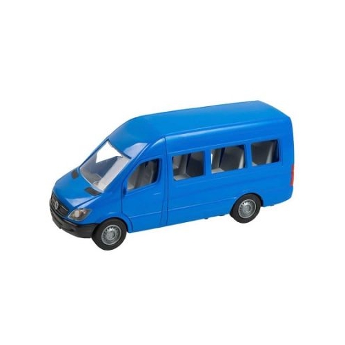 Masina Mercedes-Benz Sprinter albastra 25x6 4x11 cm