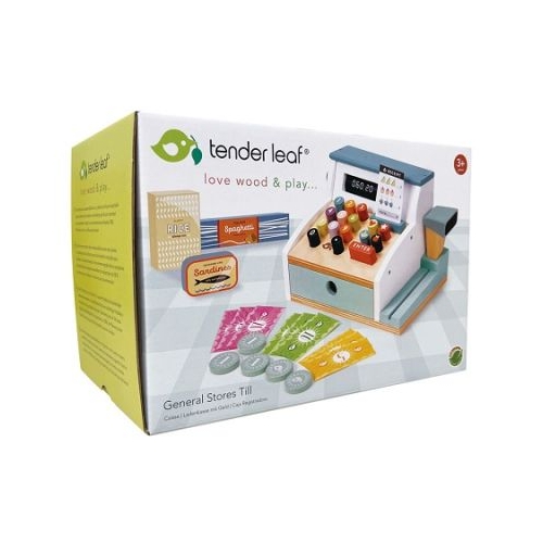 Casa de marcat cu scaner din lemn premium