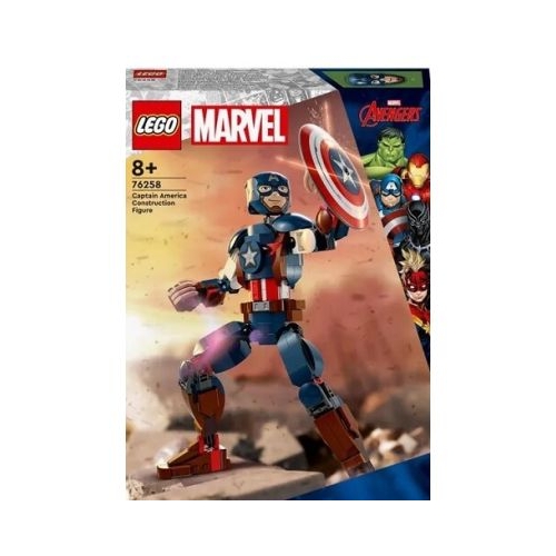 LEGO Marvel Super Heroes. Figurina de constructie Captain America 76258 310 piese