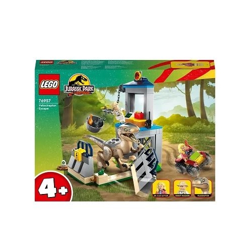 LEGO Jurassic World. Evadarea dinozaurului Velociraptor 76957 137 piese