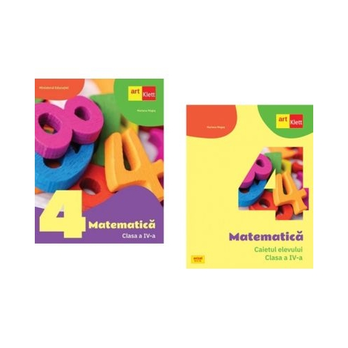 Pachet Matematica pentru clasa a 4-a. Manual si Caietul elevului - Mariana Mogos