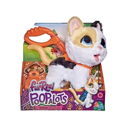 Jucarie interactiva de plus Pisicuta Poopalots