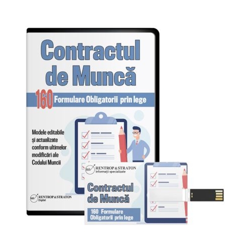 Contractul de Munca. 160 de formulare EDITABILE obligatorii prin lege - Diana Lateata