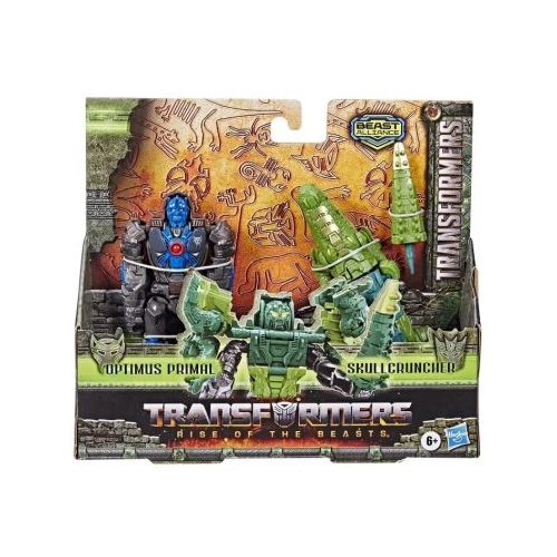 Transformers 7 Beast Alliance. Set 2 figurine Optimus Primal si Skullcruncher 13 cm