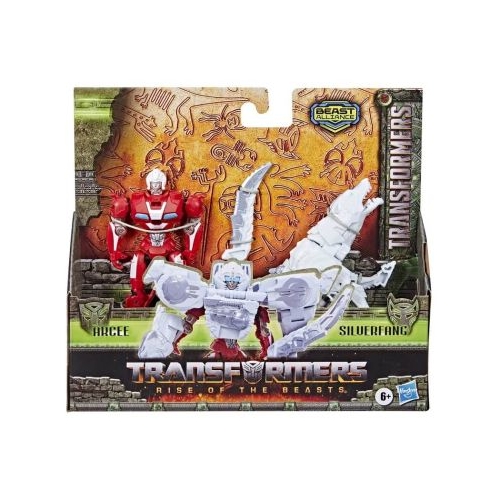 Transformers 7 Beast Alliance. Set 2 figurine Arcee si Silverfang 13 cm