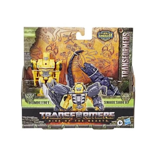 Transformers 7 Beast Alliance. Set 2 figurine Bumblebee si Snarlsaber 13 cm