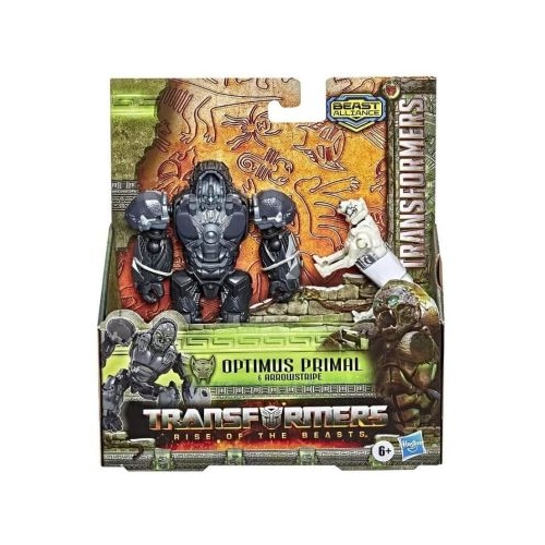 Transformers 7 Beast Alliance. Set 2 figurine Optimus Primal si Arrowstripe