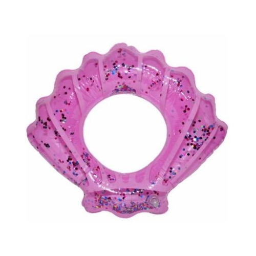 Colac Baie Gonflabil 70 cm Scoica cu Sclipici roz