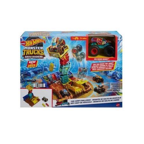 Monster Truck Arena Smashers. Provocarea saritura cu masina