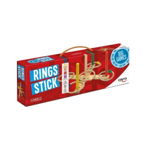 Joc din lemn de aruncat la tinta inele Rings Stick Cayro