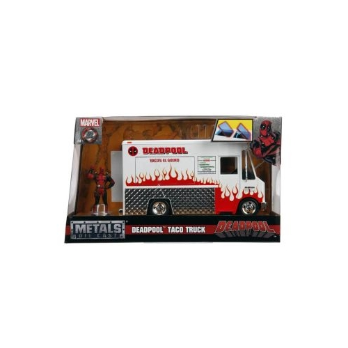 Set camionul de mancare scara 1 24 si figurina metalica Deadpool