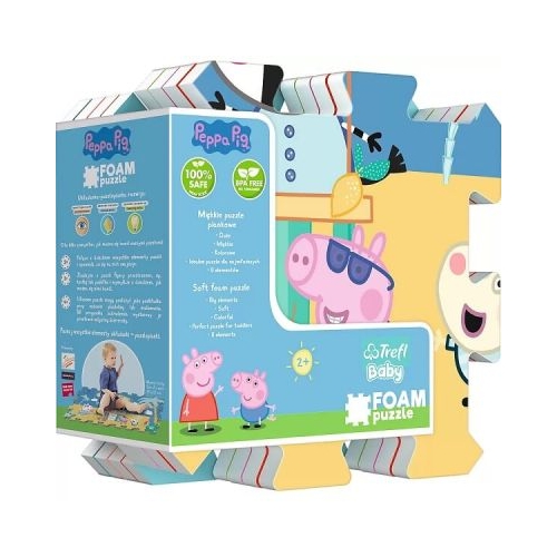 Puzzle din spuma Peppa Pig Summer. Trefl