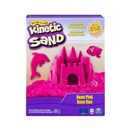 Nisip kinetic Deluxe 680 g roz neon