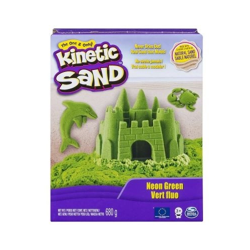 Nisip kinetic Deluxe 680 g verde neon