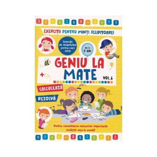Geniu la mate Vol. 6 Exercitii pentru minti sclipitoare