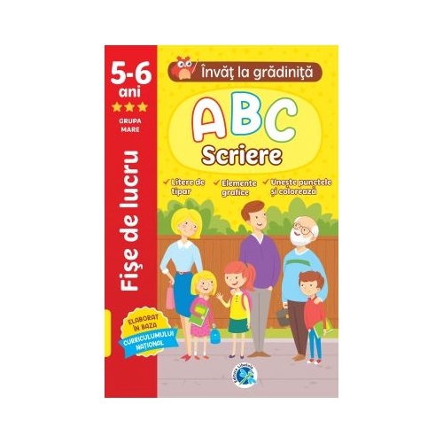 ABC Scriere 5-6 ani grupa mare. Invat la gradinita
