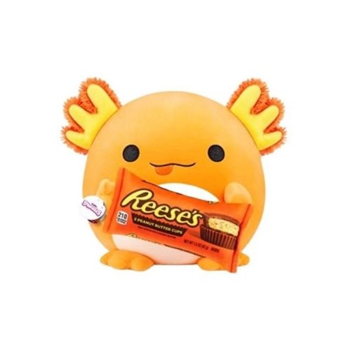 Jucarie de plus colectionabila Snackles 35 cm Snaxolotyl