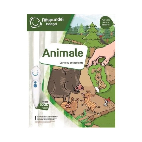 Raspundel Istetel Carte cu autocolante Animale