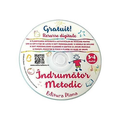 Indrumator metodic 3-4 ani. CD