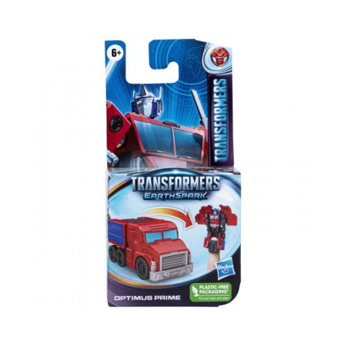 Transformers 7 Earthspark Tacticon. Figurina transformabila Optimus Prime 6. 5 cm