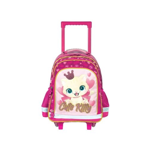 Ghiozdan troler Cute Kitty 38x29x14 cm