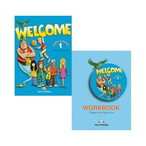 Pachet Engleza Welcome 1. Manual si caiet pentru clasa a 3-a - Virginia Evans Elizabeth Gray