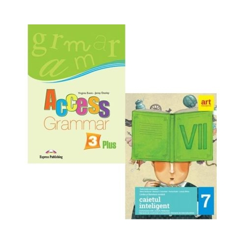 Pachet Engleza si Limba romana. Access 3 Gramatica Plus si Caietul inteligent pentru clasa a 7-a - Virginia Evans Florin Ionita
