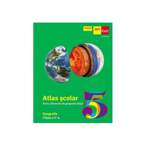 Atlas geografic scolar. Terra. Clasa a 5-a - Ionut Popa