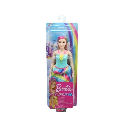 Papusa printesa cu coronita albastra Barbie Dreamtopia