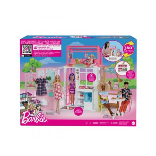 Set casa cu 4 camere Barbie
