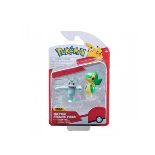 Set figurine de actiune Machop amp Snivy