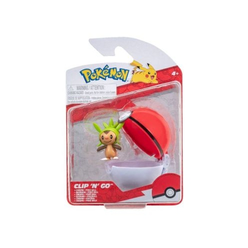 Figurine Clip N Go Chespin amp Poke Ball