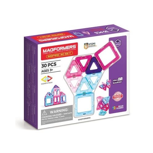 Joc magnetic de constructie Inspire Set Inspiratii 30 piese Magformers