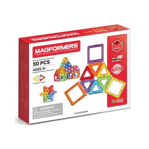 Joc magnetic de constructie 50 piese Magformers