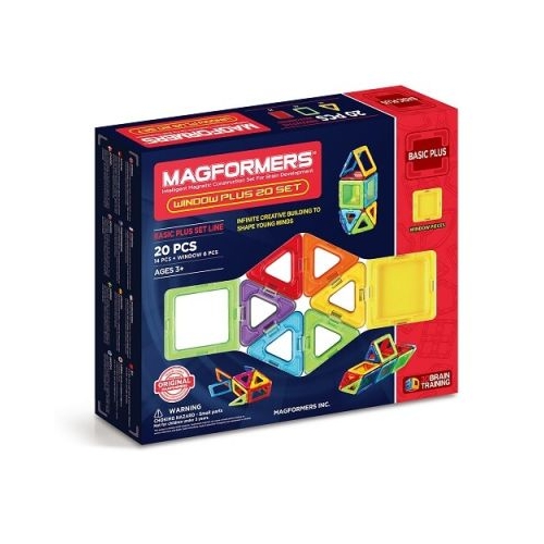 Joc magnetic de constructie 20 piese Magformers