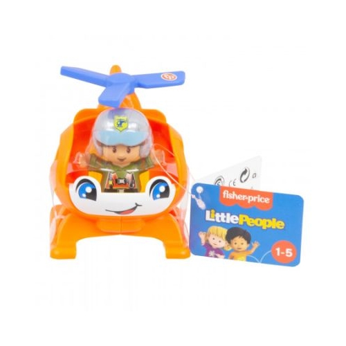 Vehicul elicopter 10 cm Fisher Price Little people