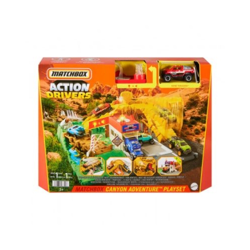 Canionul cu sunete si lumini Matchbox Set Action Drivers