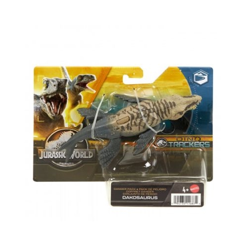 Dinozaur Dakosaurus. Jurassic World Dino Trackers Danger pack
