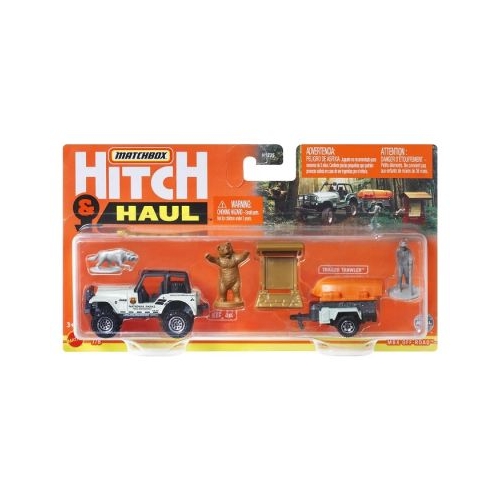 Set 2 vehicule scara 1 64 Matchbox HitchampHaul 1988 Jeep 4x4 trailer trawler
