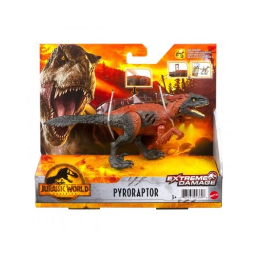 Dinozaur Pyroraptor Jurassic World Extreme Damage