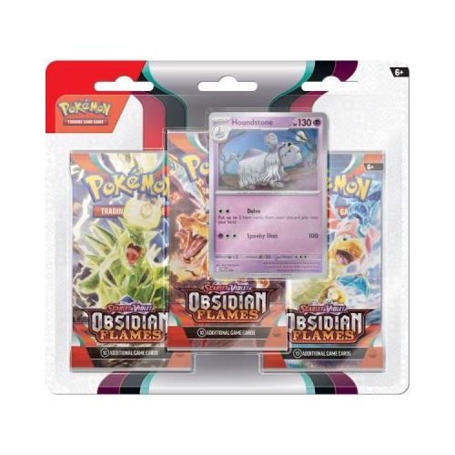 Pokemon TCG SV03 3 Blister Booster