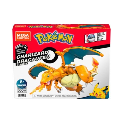 Pokemon Mega Construx Charizard Dracaufeu Glurak