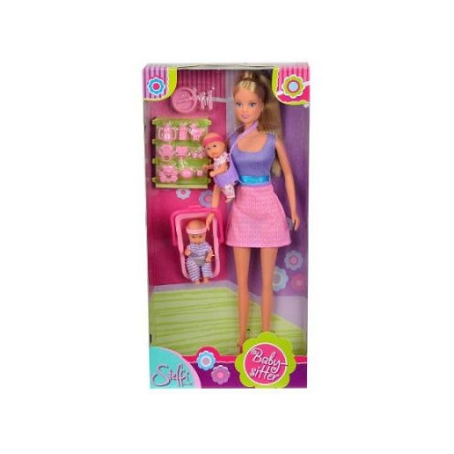 Papusa Steffi baby sitter